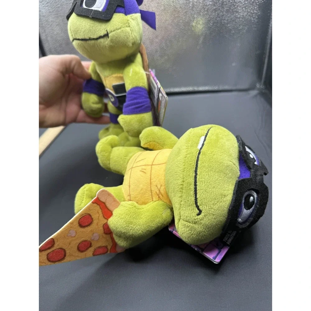Nickelodeon TMNT Mutant Mayhem Turtle Tot Donatello Plush Set Mattel NWT